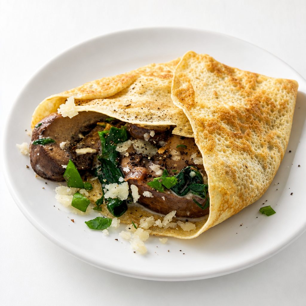 Roots & Shrooms Crepe.
